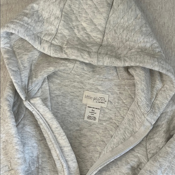 Cozy Gray 3 month One Piece - Picture 2 of 3